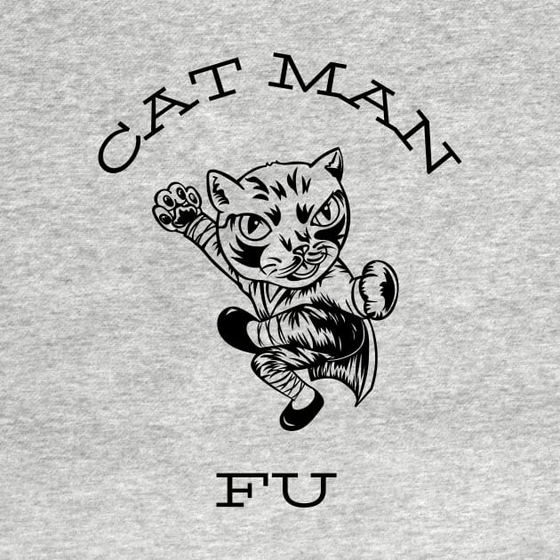 Cat man fu by Rickido